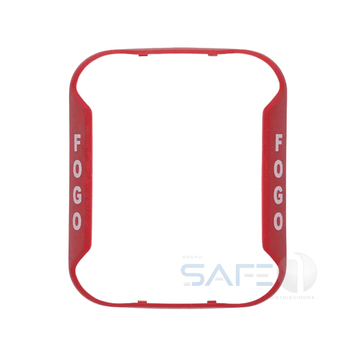 BZR-PG - Moldura de Parede Vermelha Notifier