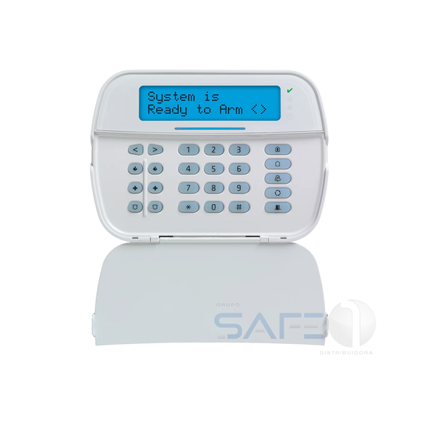 HS2LCDWF4 – Teclado LCD Sem Fio DSC PowerG HS2LCDWF4 Bidirecional
