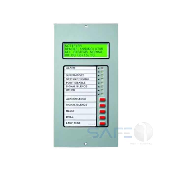 LCD2-80 - Anunciador LCD 80 Caracteres para Painel de Incêndio Notifier