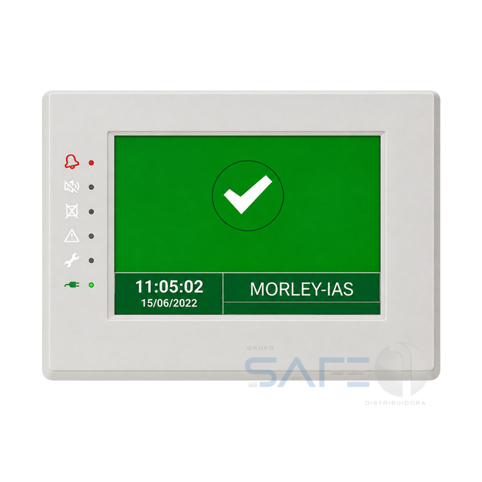 MA-LCD7 - Repetidor LCD 7 Polegadas para Centrais MAX Morley