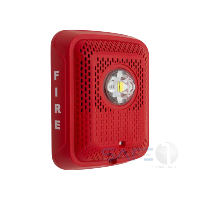 SPSRLED - Sirene Estroboscópica LED Vermelha System Sensor