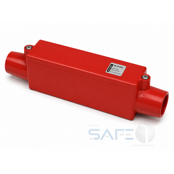 VSP-850-R - Filtro Externo em Linha Vermelho VESDA Xtralis