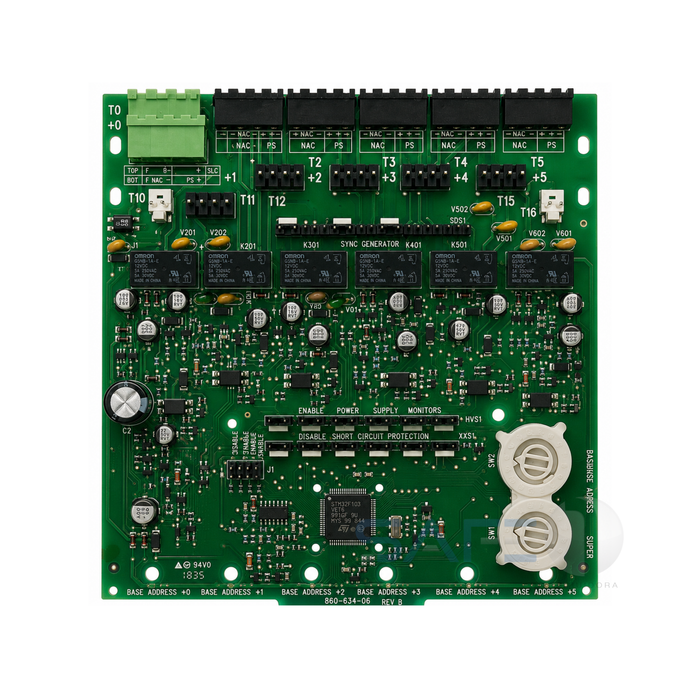 XP6-C - Módulo de controle Supervisionado de Seis Circuitos Notifier