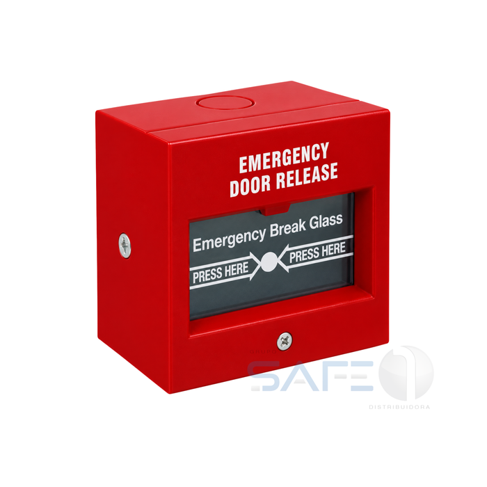 ZKABK900A-G – Botoeira de Emergência ZKTeco com Vidro